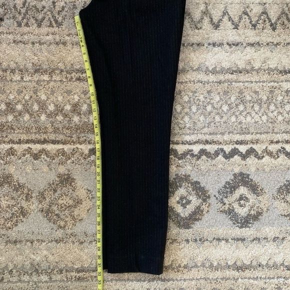 J. Crew Destination Wool Charcoal Gray Pinstripe Pants 32x32 - Picture 8 of 10